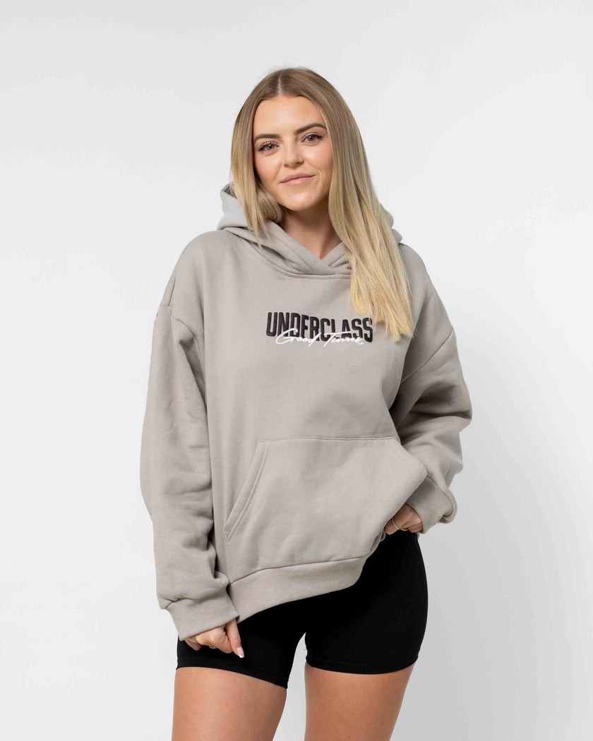 WOMENS GOOD TIMES HOOD - GREY