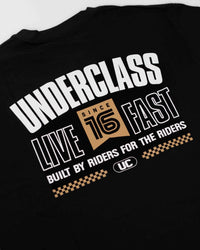 LIVE FAST TEE - BLACK